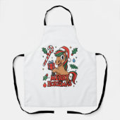 Grappig Paard Merry Horsemas Schort (Voorkant)