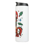 Grappig Paard Merry Horsemas Thermosbeker (Geroteerd rechts)