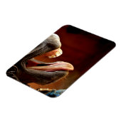 Grappig paard met open mond, tong uitgestoken magneet (Linkerzijde)