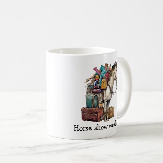 Grappig paard mok paard show weekend. (Voorkant rechts)