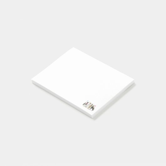 Grappig Paard Pasen Boerderij Dier Schattig Konijn Post-it® Notes (Schuin)