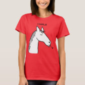 Grappig Paard Persoonlijk T-shirt (Voorkant)