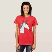 Grappig Paard Persoonlijk T-shirt (Voorkant volledig)