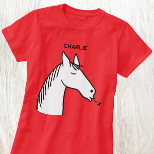 Grappig Paard Persoonlijk T-shirt