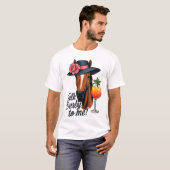 Grappig paard praat derby tegen mij t-shirt (Voorkant volledig)