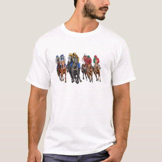 Grappig Paard Racing Jockey Racer Derby Rider Race T-shirt