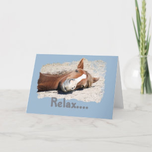 Grappig paard: Relax Kaart