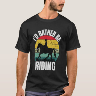 Grappig Paard-shirt Ik Had Liever Grappig Paard Ge T-shirt