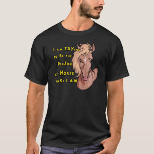Grappig Paard T-shirt