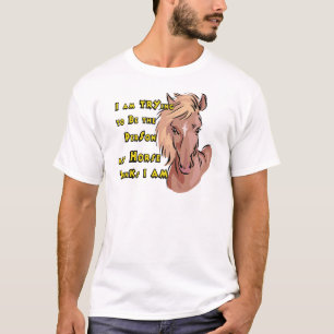 Grappig paard t-shirt