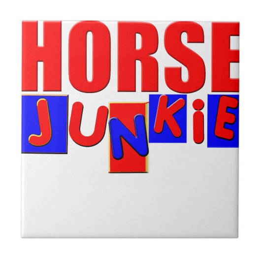 Grappig paard tegeltje (Voorkant)