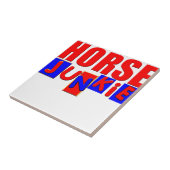 Grappig paard tegeltje (Zijkant)