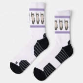 Grappig Paard Whimsical Equestrian Paardliefhebber Sokken (Links)