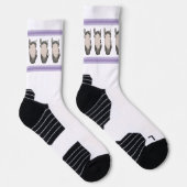 Grappig Paard Whimsical Equestrian Paardliefhebber Sokken (Rechts)