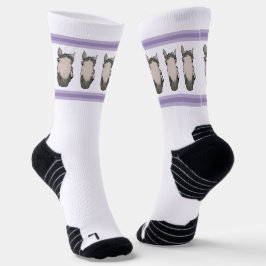 Grappig Paard Whimsical Equestrian Paardliefhebber Sokken