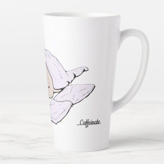 Grappig Paardenliefhebber Cadeau Weiland Slaapdijd Latte Mok (Rechts)