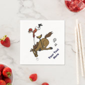 Grappig Paardenrace feestje Servetten (Insitu)