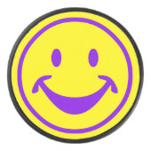 Grappig paars en je rug. en ideeën hockey puck (Voorkant)