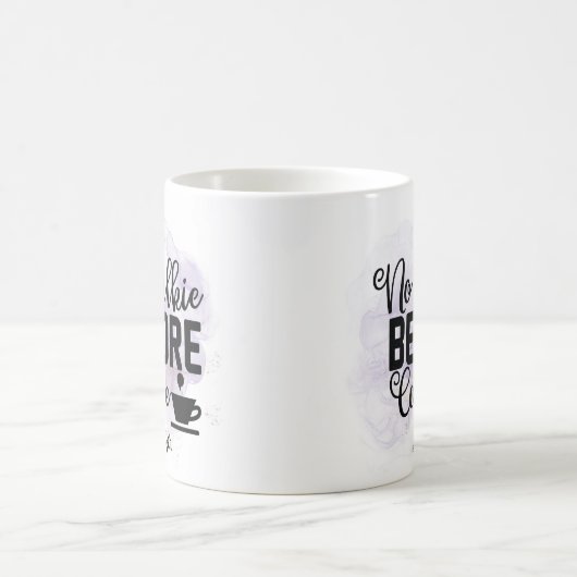 Grappig Paars geen Talkie voor koffie-Mok Koffiemok (Center)