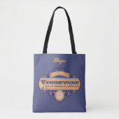 Grappig  Paarse "Moet een Kawinkydink zijn" Tote Bag (Voorkant)