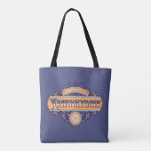 Grappig  Paarse "Moet een Kawinkydink zijn" Tote Bag (Achterkant)
