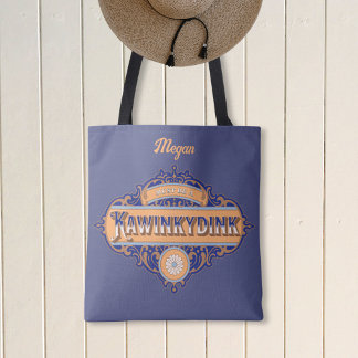 Grappig Paarse "Moet een Kawinkydink zijn" Tote Bag