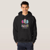 Grappig paaseieren Elke bunny Favoriete Onderwijsa Hoodie (Voorkant volledig)