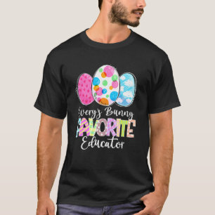 Grappig paaseieren Elke bunny Favoriete Onderwijsa T-shirt