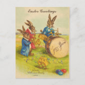 Grappig paasgroet dansend Chicken Custom Text Feestdagenkaart (Voorkant)