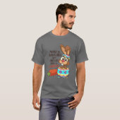 Grappig paashaas, joke voor kinderen grappige paas t-shirt (Voorkant volledig)