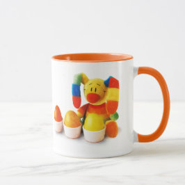 Grappig paashaas. PaascadeauMok voor kinderen Mok