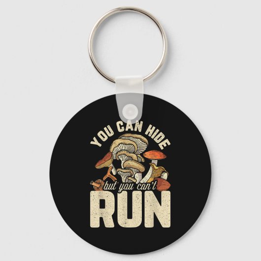 Grappig paddenstoelenontwerp dat je kunt verbergen sleutelhanger (Voorkant)