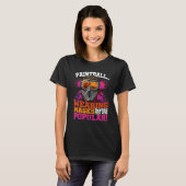 Grappig Paintballing Tshirt Mask Pun Gift voor Pai (Voorkant volledig)