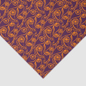 Grappig Paisley Oog Patroon Griezelige Grappige Ha Tissuepapier (Detail)