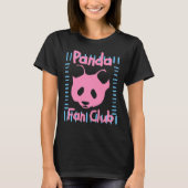 Grappig Panda Club T-shirt (Voorkant)