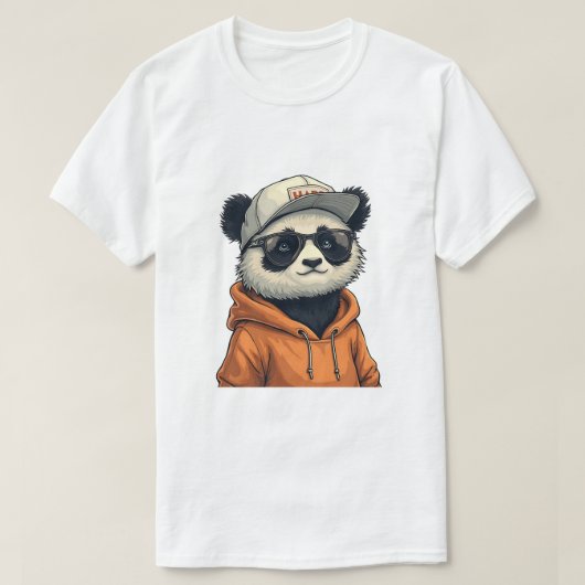 Grappig Panda Design Voor Mannen Vrouwen Jongens M T-shirt (Design voorkant)