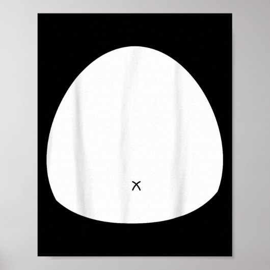 Grappig panda-kostuum, Halloween decoratie.  Poster (Voorkant)