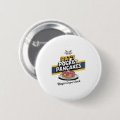 Grappig Pannenkoek Ontbijt Gezegde Ronde Button 5,7 Cm (Voorkant /achterkant)
