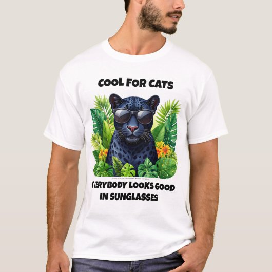 Grappig Panther T-shirt - Cool voor katten Design (Voorkant)