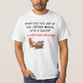 Grappig pap kerstfeest T-shirt (Voorkant)