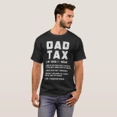Grappig pap Tax Definition Vaderdag Gift  T-shirt (Voorkant volledig)