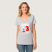 Grappig pap van 3 meisjes die een dode pap hebben. t-shirt (Voorkant volledig)
