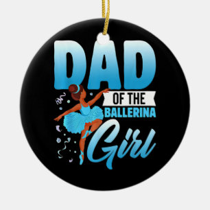 Grappig pap van de Ballerina Girl Ballet Dancers Keramisch Ornament