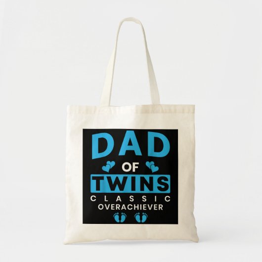 Grappig pap van Twins Classic overhaalver Twins Tote Bag (Voorkant)