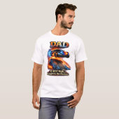 Grappig papa-auto T-shirt – “0–60? Nee… Rechtstree (Voorkant volledig)