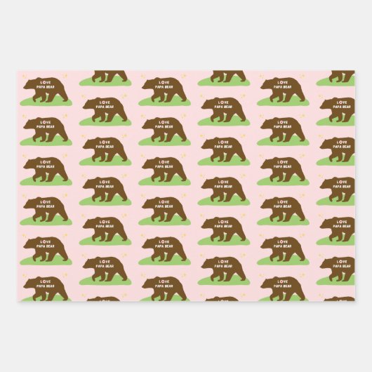 Grappig Papa beer inpakpapier (Voorkant 3)