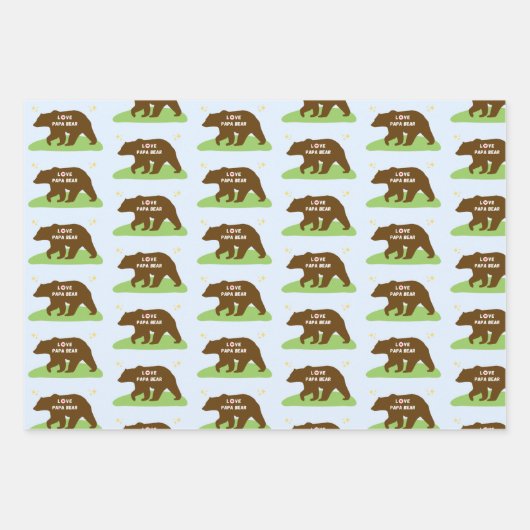 Grappig Papa beer inpakpapier (Voorkant 2)