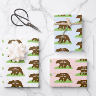 Grappig Papa beer inpakpapier