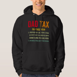 Grappig Papa Belasting Definitie Kleding Quote Fa Hoodie