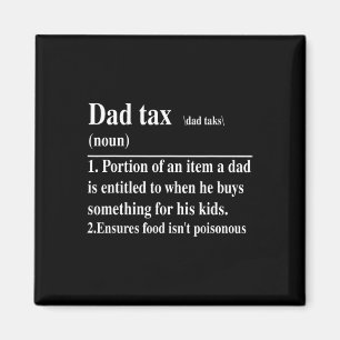 Grappig papa Belasting Definitie Papa Vaderdag Magneet